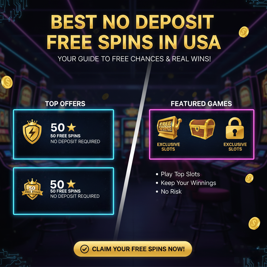 Best No Deposit Free Spins in USA – [September 2025 Update] Зобр 1 