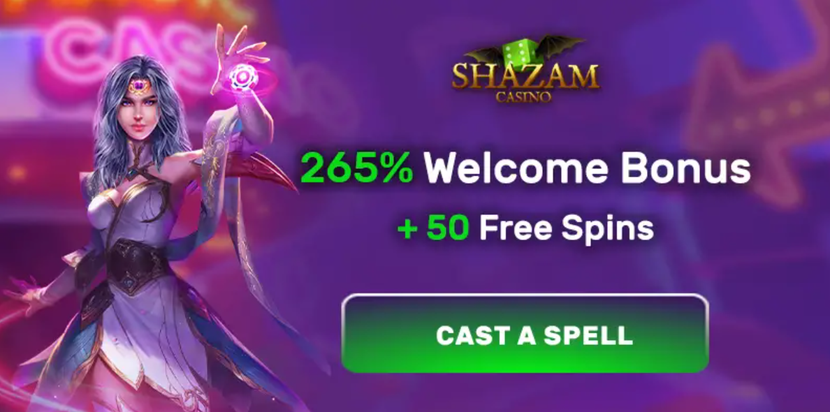 Shazam Casino Banking and Payment Methods