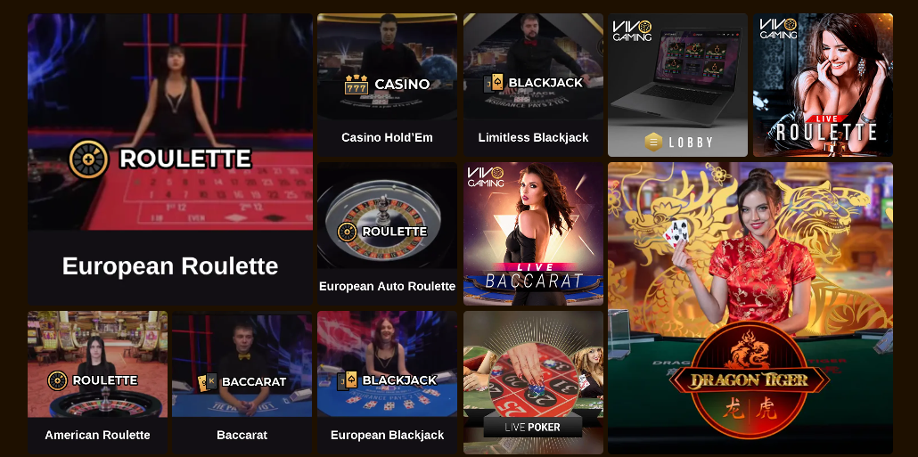 Golden Lady Casino games